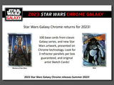 2023 Topps Star Wars Chrome Galaxy Hobby Box Opened Live