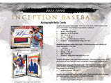 2023 Topps Inception Baseball Hobby Box Opened Live