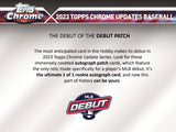 2023 Topps Chrome Update Series Baseball Breaker's Delight Box Opened Live