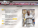 2023 Topps Chrome Update Series Baseball Jumbo Box Opened Live