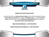 2023 Bowman Chrome Baseball Hobby Box