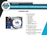 2023-24 Bowman University Chrome Basketball Hobby Box Opened Live