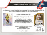 2022-23 Topps UEFA Club Competitions Chrome Soccer Hobby Box