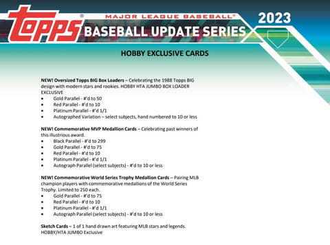 2023 Topps Update Series Baseball HTA Jumbo Box Opened Live