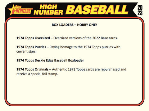 2023 Topps Heritage High Number Baseball Hobby Box Opened Live
