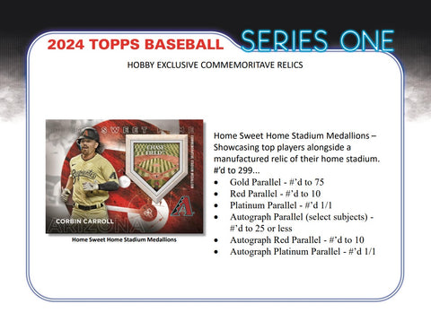 2024 Topps Series 1 Baseball HTA Jumbo Box