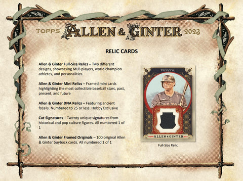 2023 Topps Allen & Ginter Baseball Hobby Box