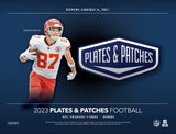2023 Panini Plates & Patches Football Hobby Box