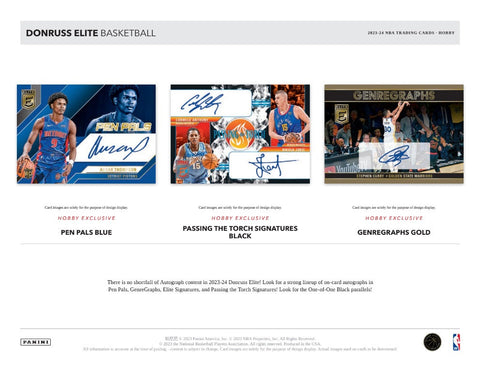 2023-24 Panini Donruss Elite Basketball Hobby Box Opened Live
