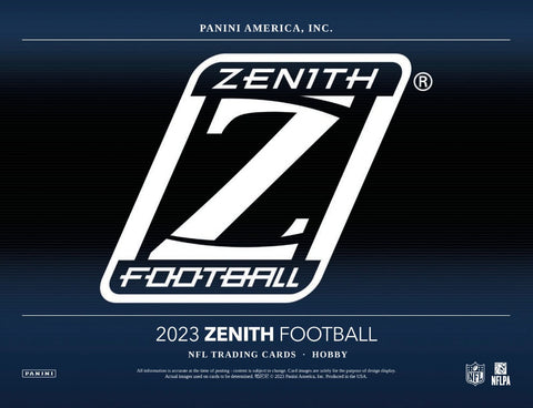 2023 Panini Zenith Football Hobby Box Opened Live