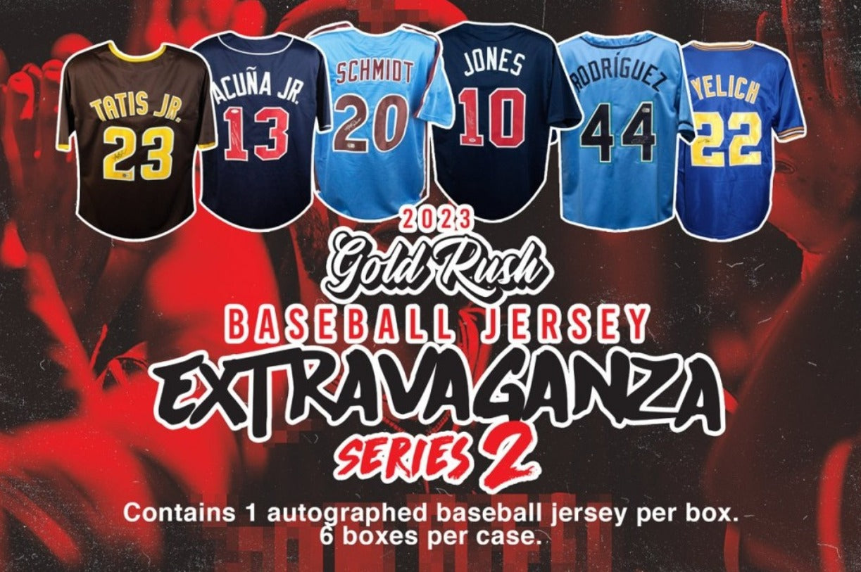 2023 Gold Rush Autographed Baseball Jersey Edition Box