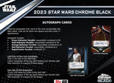 PRE-ORDER: 2023 Topps Star Wars Chrome Black Hobby Box