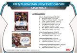 2022-23 Bowman University Chrome Basketball Blaster Box