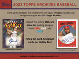 2023 Topps Archives Baseball Hobby Box