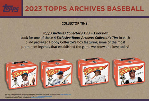 2023 Topps Archives Baseball Collector Box