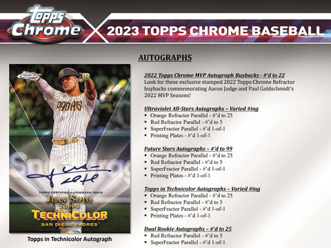 2023 Topps Chrome Baseball Hobby Box