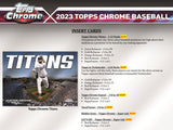 2023 Topps Chrome Baseball Hobby Box Opened Live