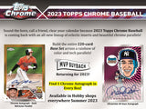 2023 Topps Chrome Baseball Hobby Box