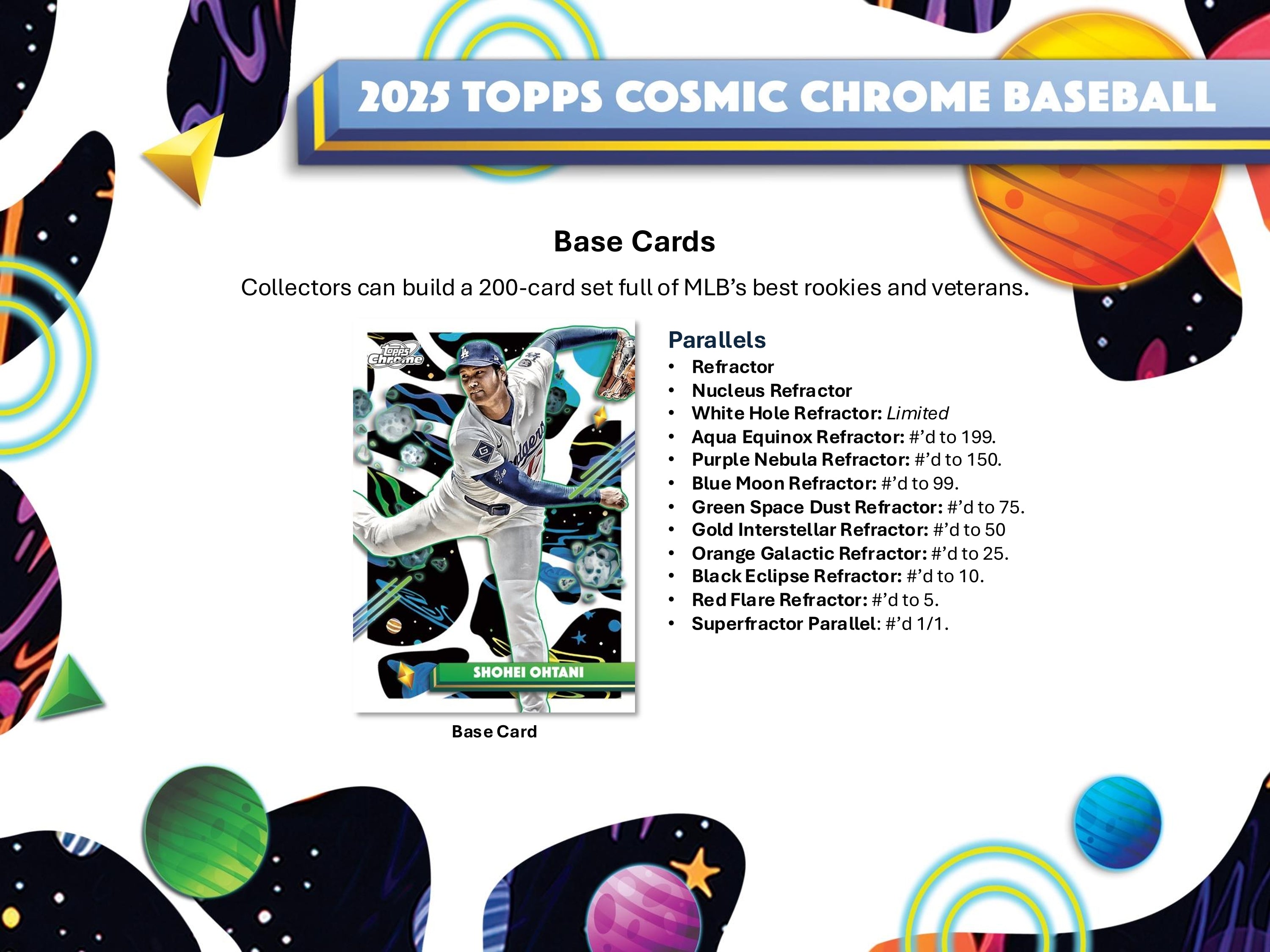 2025 Topps Cosmic Chrome Baseball Hobby Box – HOFBC