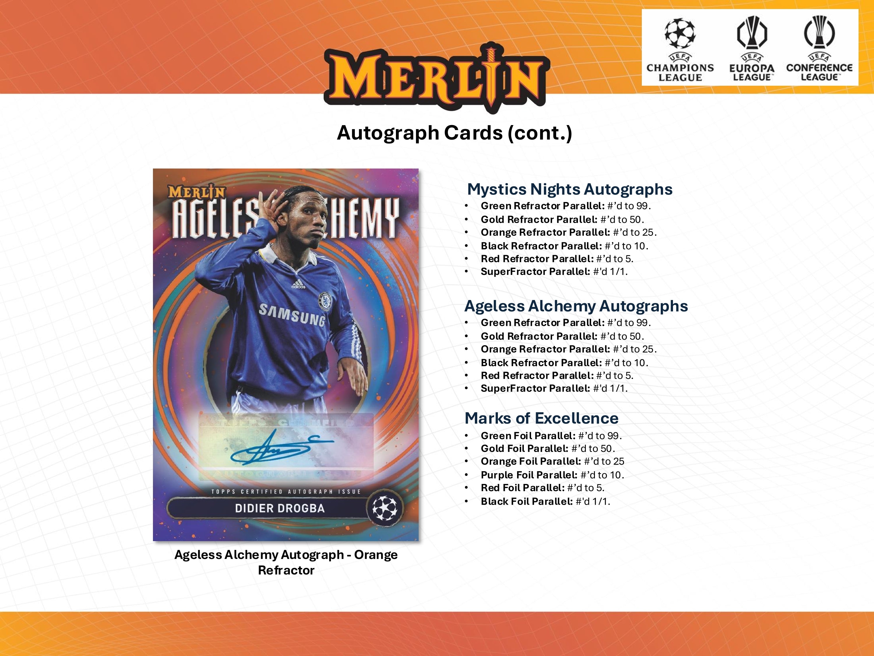 2024-25 Topps UEFA Club Competitions Merlin Chrome Soccer Value