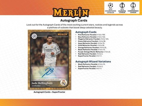 PRE-ORDER: 2024-25 Topps UEFA Club Competitions Merlin Chrome Soccer Value Box