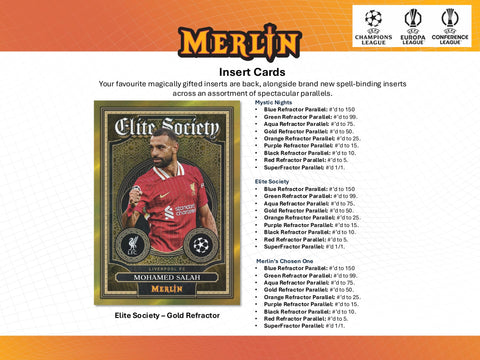 PRE-ORDER: 2024-25 Topps UEFA Club Competitions Merlin Chrome Soccer Value Box