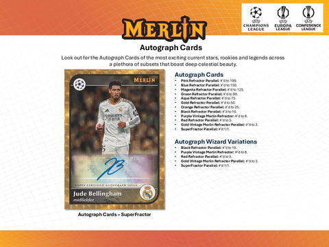 PRE-ORDER: 2024-25 Topps UEFA Club Competitions Merlin Chrome Soccer Hobby Box