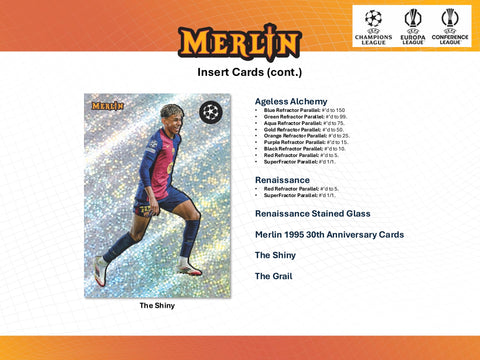 PRE-ORDER: 2024-25 Topps UEFA Club Competitions Merlin Chrome Soccer Hobby Box