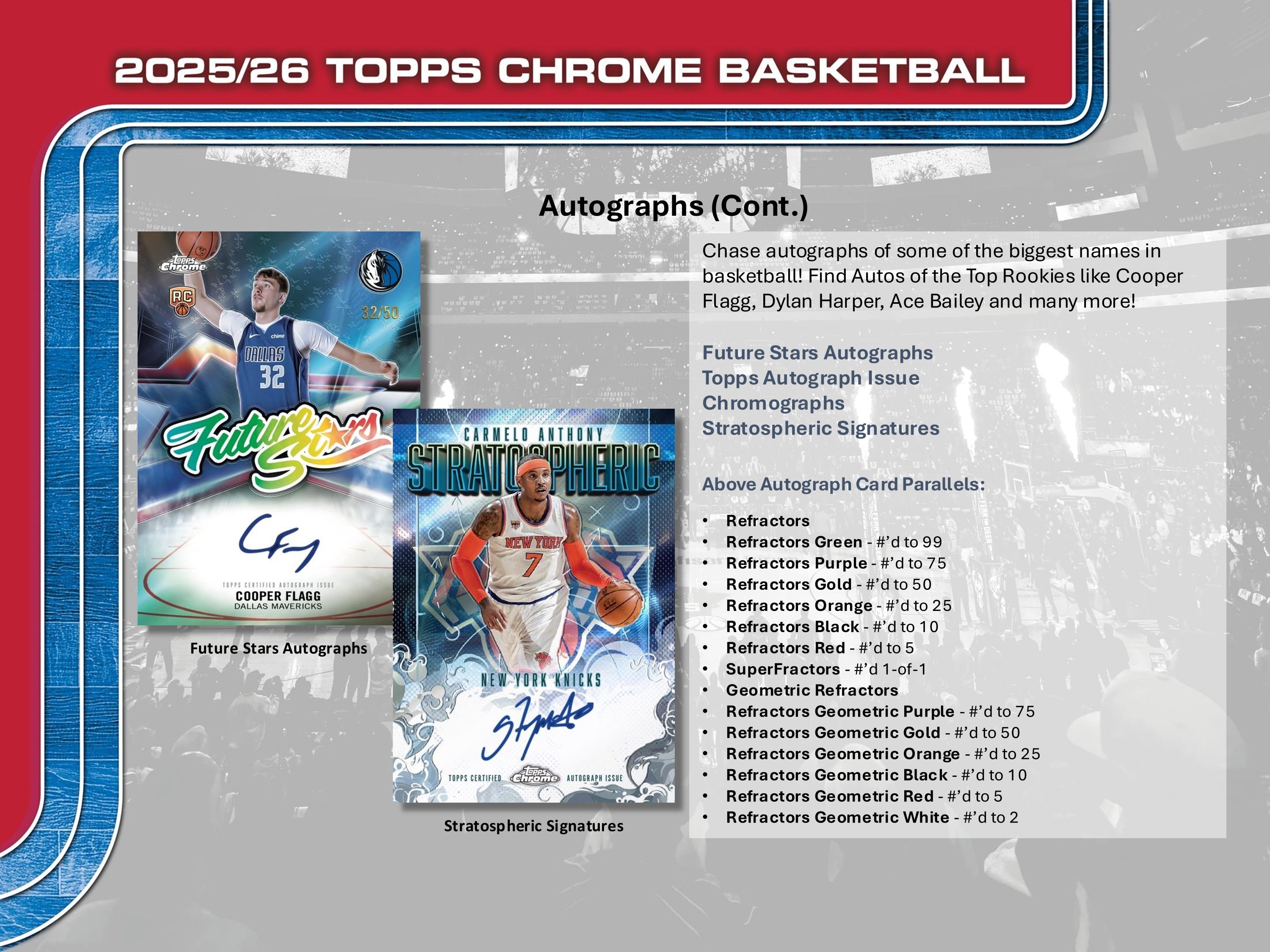 2025-26 Topps Chrome Basketball Mega Box – HOFBC