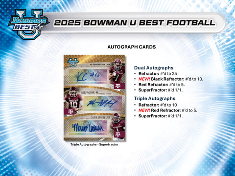 2025 Bowman's Best University Football Hobby Box