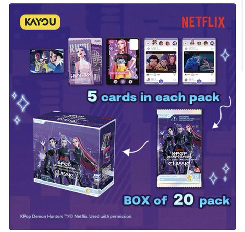 2026 Kayou Netflix K-Pop Demon Hunters Classic Edition Series 1 Box