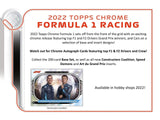2022 Topps Chrome Formula 1 Racing Hobby Box Opened Live