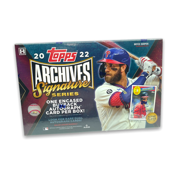 2022 Topps Archives Signature Series Active Player Edition Baseball Hobby Box Opened Live