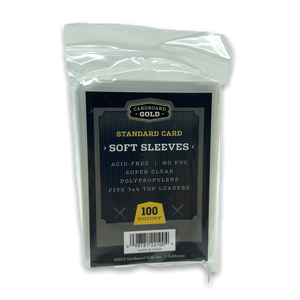 Cardboard Gold Standard Card Soft Sleeves Pack