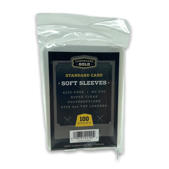 Cardboard Gold Standard Card Soft Sleeves Pack