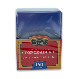 Cardboard Gold Superior Quality Top Loaders 140 Point Pack