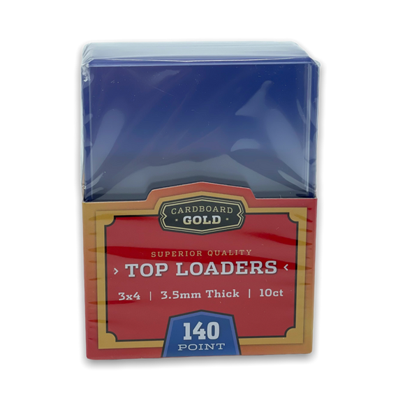 Cardboard Gold Superior Quality Top Loaders 140 Point Pack