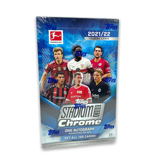 2021-22 Topps Stadium Club Chrome Bundesliga Soccer Hobby Box