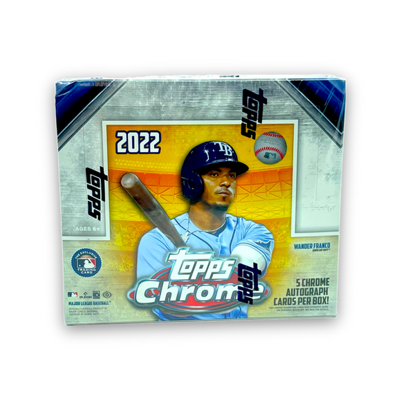 2022 Topps Chrome Baseball HTA Jumbo Box
