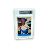 1992 Front Row Baseball Ernie Banks Autograph BGS Authentic Single Card
