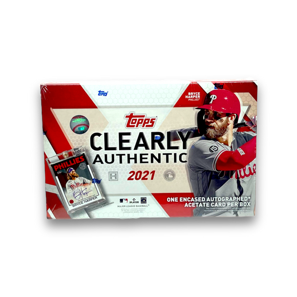 2021 Topps Clearly Authentic Baseball Hobby Box Opened Live