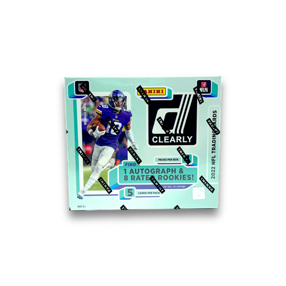 2022 Panini Clearly Donruss Football Hobby Box