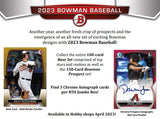 2023 Bowman Baseball HTA Jumbo Box