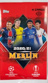 2020-21 Topps Merlin Chrome Soccer Hobby Pack