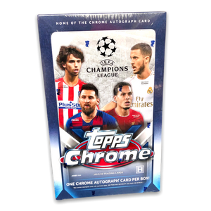 2019-20 Topps Chrome UEFA Champions League Soccer Hobby Box